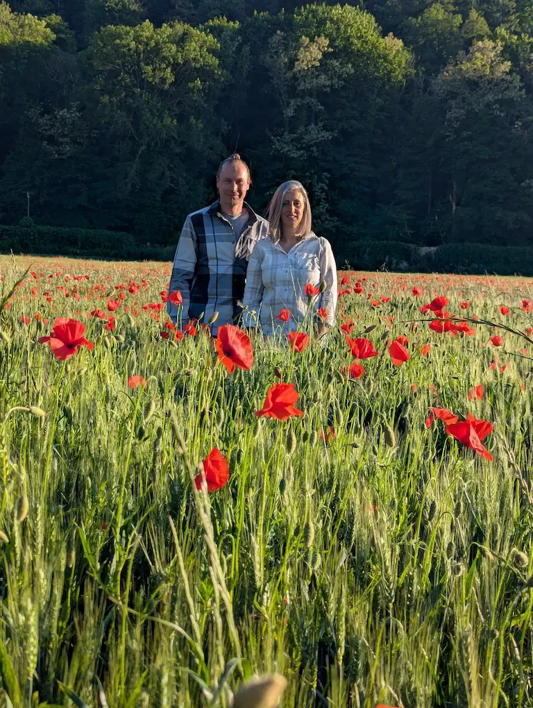 Julien et Nelly, l'équipe JUNE Paysagiste